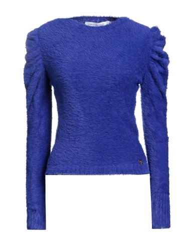 Simona Corsellini Woman Sweater Bright Blue Size M Polyamide