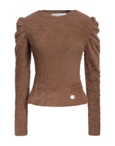 Simona Corsellini Woman Sweater Camel Size S Polyamide In Beige