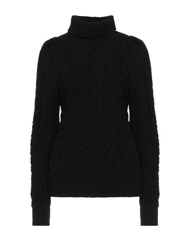 Maria Vittoria Paolillo Mvp Woman Turtleneck Black Size 8 Acrylic, Wool, Polyester