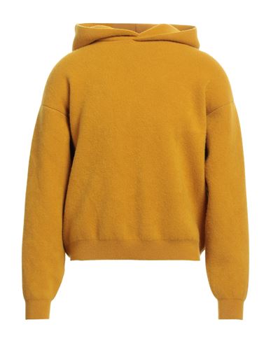 87 Avril 90 Man Sweater Mustard Size M Wool, Nylon, Polyurethane In Yellow