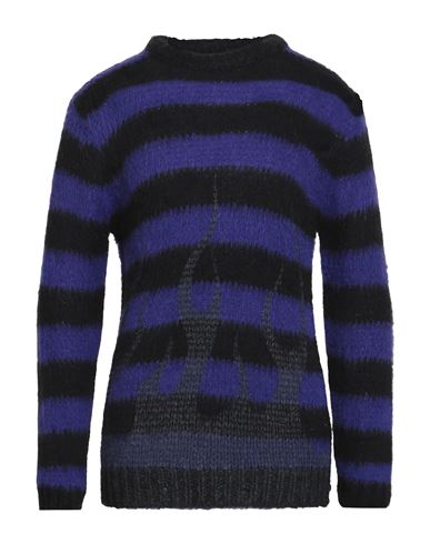 Vision Of Super Man Sweater Purple Size L Acrylic, Polyamide, Mohair Wool, Wool