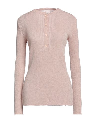 Viki-and Woman Sweater Blush Size 6 Viscose, Polyester, Metallic Polyester In Pink