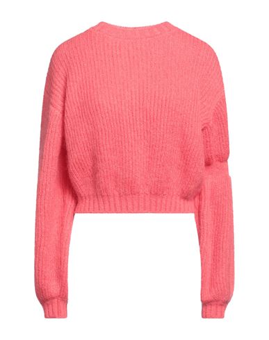 Viki-and Woman Sweater Coral Size 4 Mohair Wool, Polyamide, Merino Wool In Red