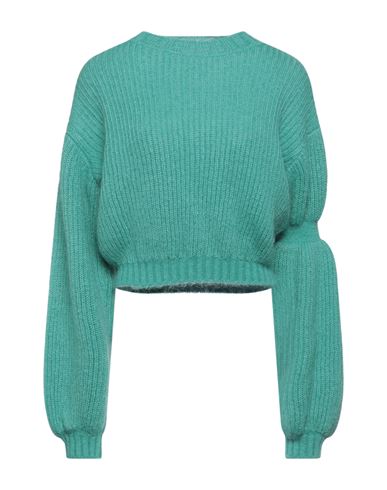 Viki-and Woman Sweater Green Size 2 Mohair Wool, Polyamide, Merino Wool