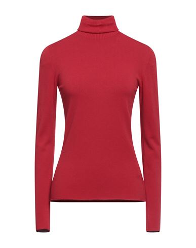 Luckylu  Milano Luckylu Milano Woman Turtleneck Red Size Xl Viscose, Polyamide
