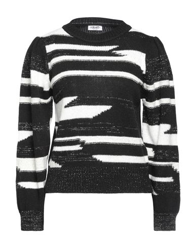 Liu •jo Woman Sweater Black Size Xs Acrylic, Wool, Polyester, Polyamide, Viscose