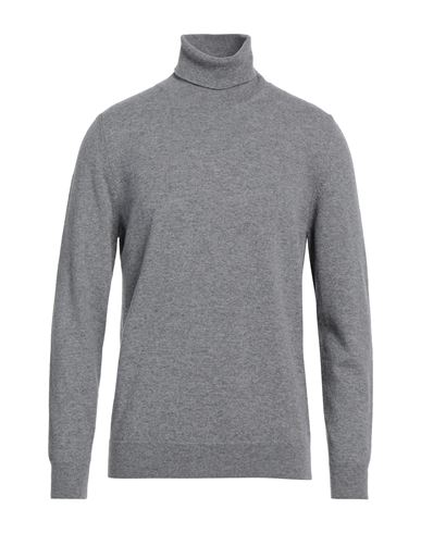 +39 Masq Man Turtleneck Grey Size 40 Cotton, Polyamide, Elastane