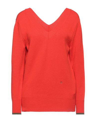 Shop Victoria Beckham Woman Sweater Tomato Red Size S Cashmere, Elastane