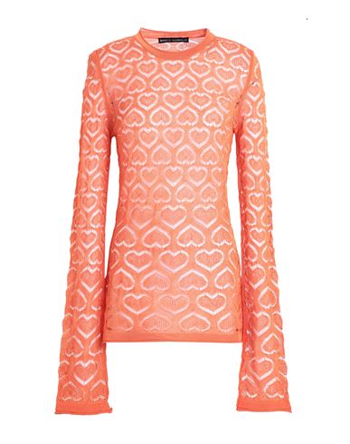 Marco Rambaldi Woman Sweater Orange Size M Viscose, Polyamide