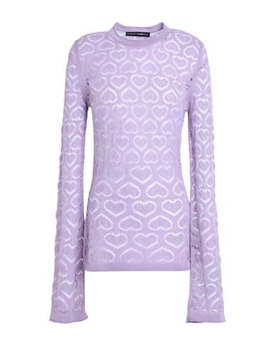 Marco Rambaldi Woman Sweater Lilac Size M Viscose, Polyamide In Purple