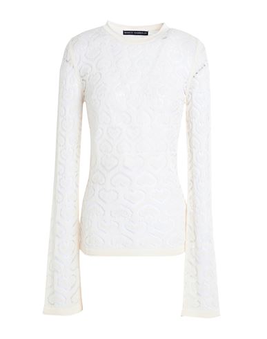Marco Rambaldi Woman Sweater Ivory Size M Viscose, Polyamide In White