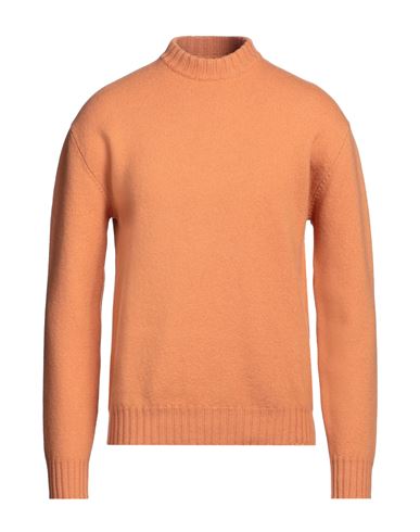 Jil Sander Man Sweater Orange Size 36 Wool