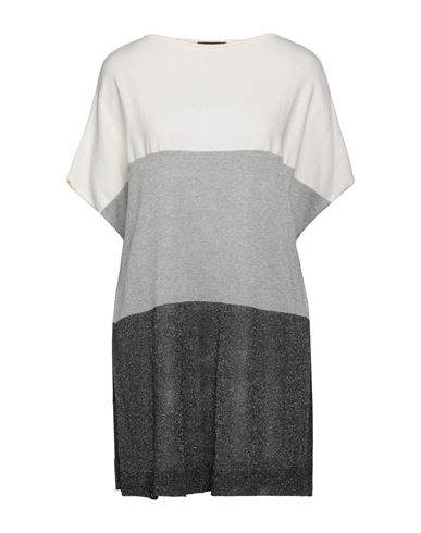 Bruno Carlo Woman Sweater Steel Grey Size S/m Cotton