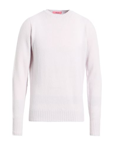 Drumohr Man Sweater Light Grey Size 42 Lambswool In Gray