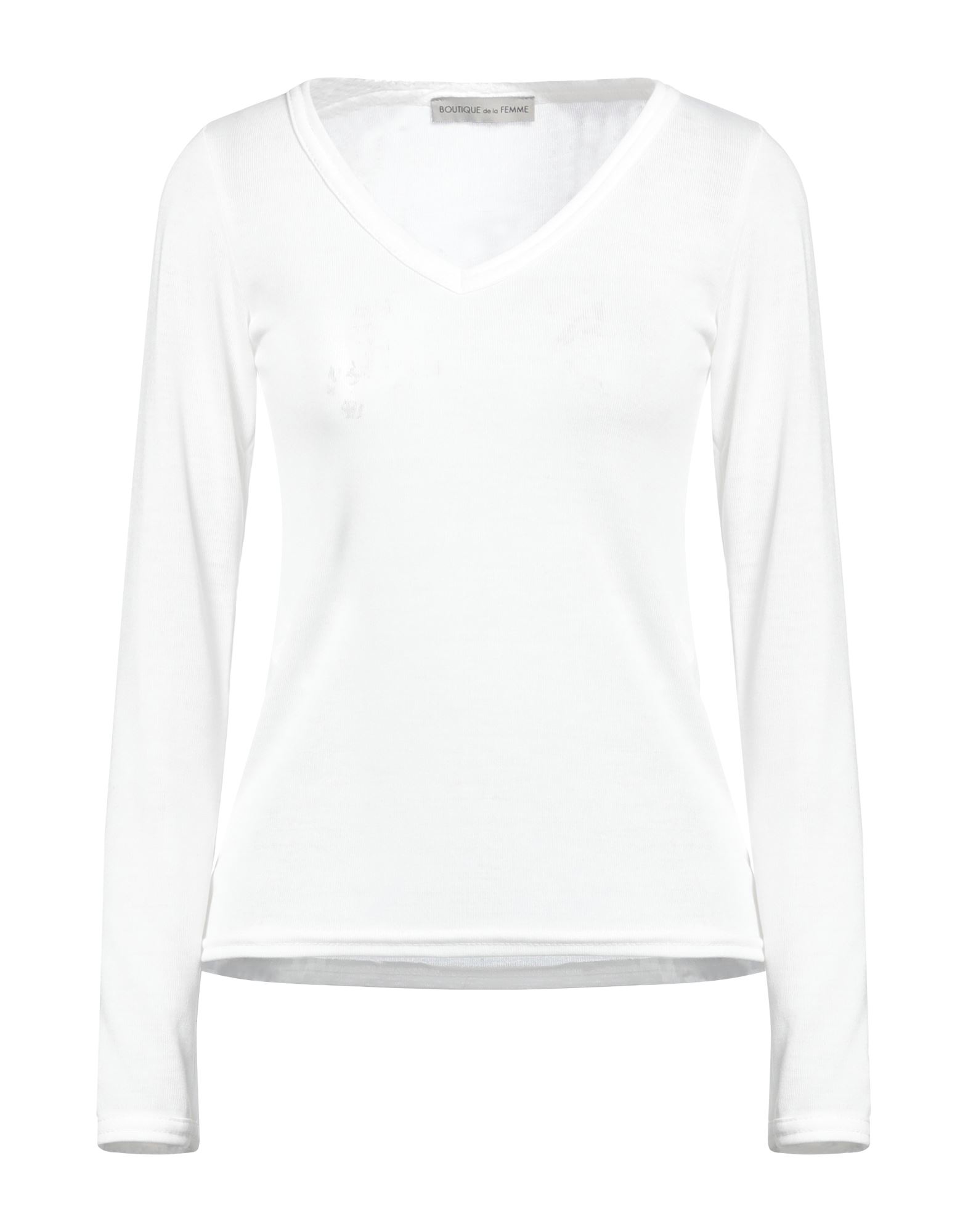 ԥ볫BOUTIQUE de la FEMME ǥ ץ륪С ۥ磻 S/M ݥꥨƥ 78% / 졼 17% / ݥꥦ쥿 5%