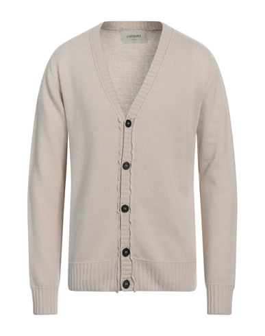 Lucques Man Cardigan Beige Size 40 Wool, Cashmere