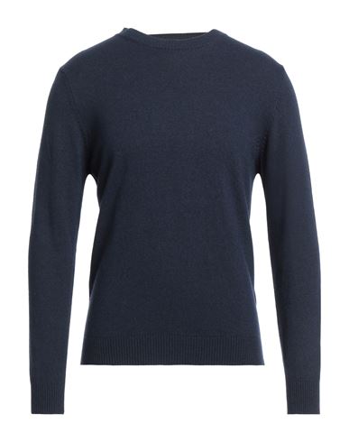 Grey Daniele Alessandrini Man Sweater Midnight Blue Size 38 Viscose, Polyamide, Wool, Cashmere