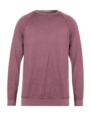 Retois Man Sweater Mauve Size L Merino Wool In Purple