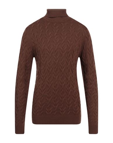 Sseinse Man Turtleneck Brown Size L Acrylic, Nylon