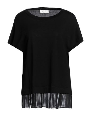 Meimeij Woman Sweater Black Size 0 Cotton, Polyester