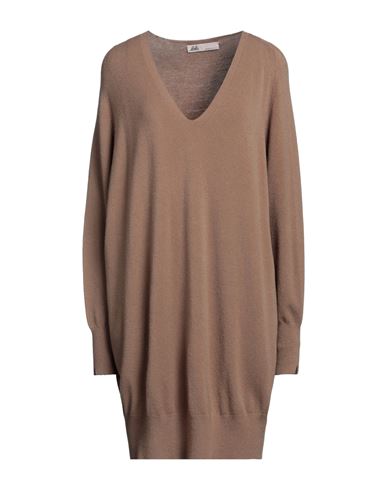 Lola Sandro Ferrone Woman Sweater Camel Size L Viscose, Polyester, Polyamide In Beige