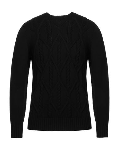 Drumohr Man Sweater Black Size 44 Merino Wool