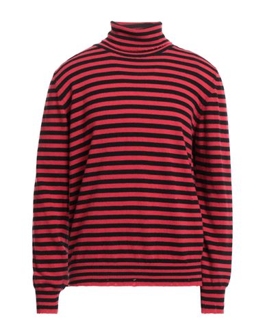 Amaranto Man Turtleneck Red Size Xl Merino Wool