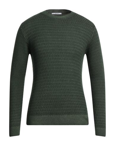 At.p.co At. P.co Man Sweater Dark Green Size M Merino Wool In Green
