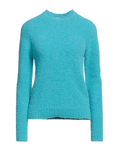 Jucca Woman Sweater Turquoise Size Xl Acrylic, Alpaca Wool, Polyamide, Virgin Wool In Blue