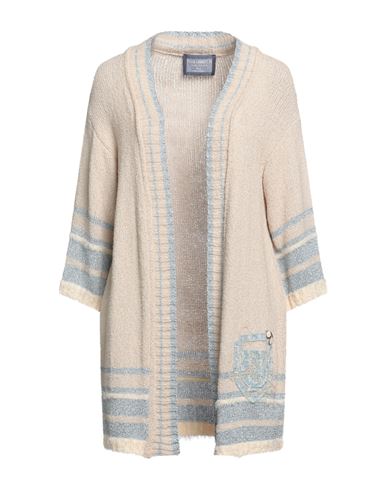Elisa Cavaletti By Daniela Dallavalle Woman Cardigan Beige Size S Cotton, Polyamide, Viscose, Polyes