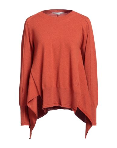Stella Mccartney Woman Sweater Rust Size 4-6 Cashmere, Wool In Red