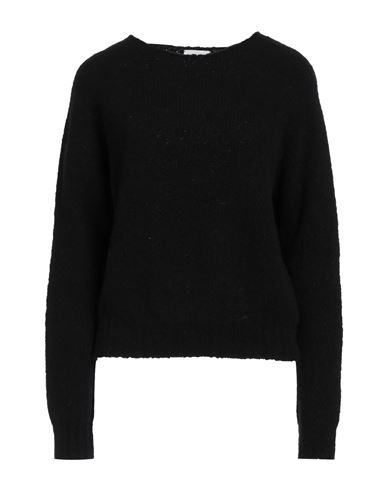 Scaglione Woman Sweater Black Size S Merino Wool, Recycled Cashmere, Polyamide