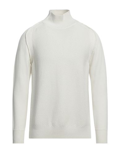 Paolo Pecora Man Turtleneck Off White Size Xl Virgin Wool