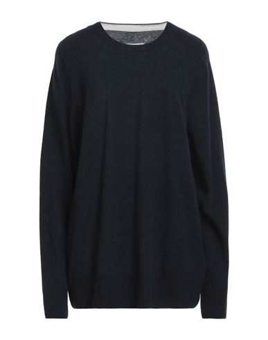 Maison Margiela Woman Sweater Midnight Blue Size Xs Wool, Polyamide