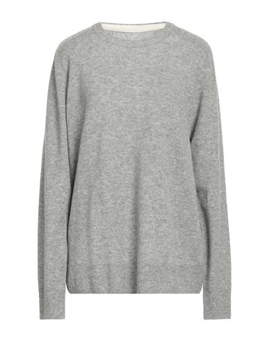 Maison Margiela Woman Sweater Light Grey Size Xl Wool, Polyamide
