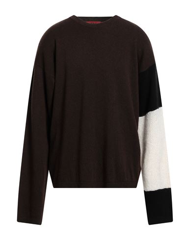424 Fourtwofour Man Sweater Dark Brown Size S Polyamide, Wool, Viscose, Mohair Wool