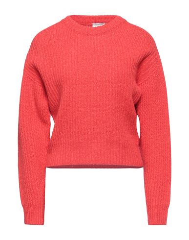 Marella Woman Sweater Tomato Red Size M Virgin Wool