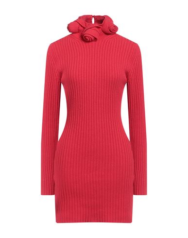 Blumarine Woman Short Dress Red Size 6 Wool