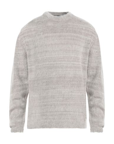 Daniele Fiesoli Man Sweater Grey Size M Baby Alpaca Wool, Recycled Wool, Recycled Polyamide, Mohair