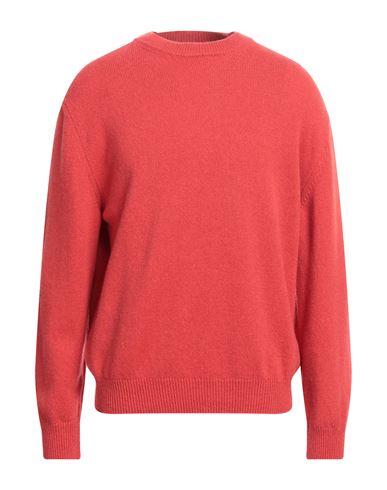 Daniele Fiesoli Man Sweater Coral Size Xxl Cotton In Red