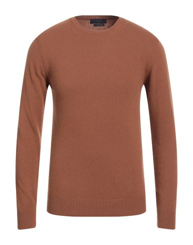 Daniele Fiesoli Man Sweater Brown Size M Merino Wool, Cashmere
