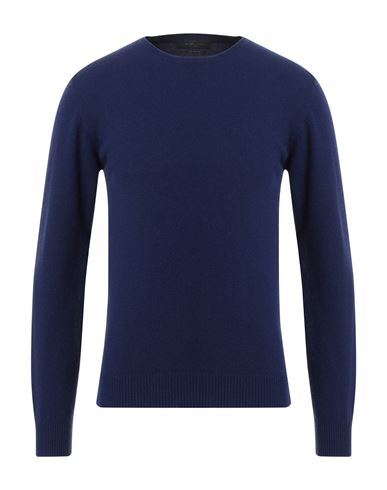 Daniele Fiesoli Man Sweater Blue Size L Merino Wool, Cashmere