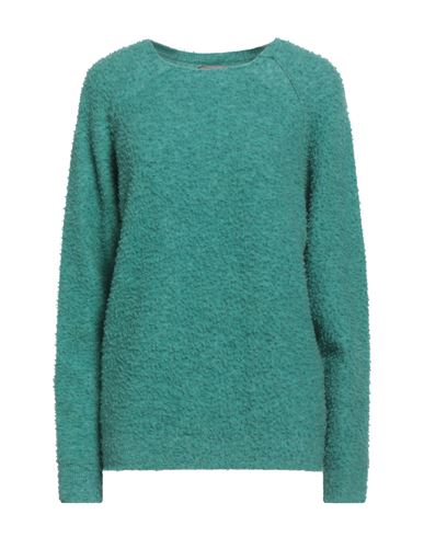 Original Vintage Style Woman Sweater Light Green Size Xxl Wool, Polyamide, Elastane