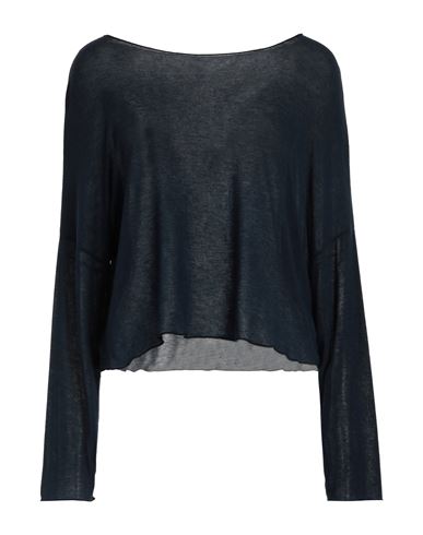 Daniele Fiesoli Woman Sweater Midnight Blue Size 2 Viscose, Polyamide, Cashmere, Elastane