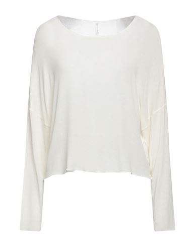 Daniele Fiesoli Woman Sweater Ivory Size 3 Viscose, Polyamide, Cashmere, Elastane In White