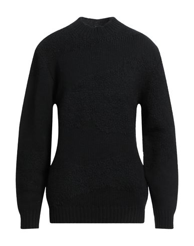 Daniele Fiesoli Man Sweater Black Size L Merino Wool, Polyamide
