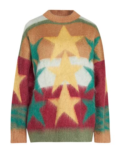 Shop Palm Angels Woman Sweater Brown Size S Mohair Wool, Polyamide, Merino Wool, Polyester