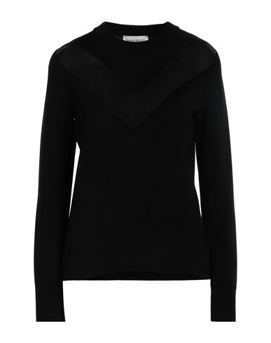 Alexander Mcqueen Woman Sweater Black Size M Wool, Polyamide, Elastane