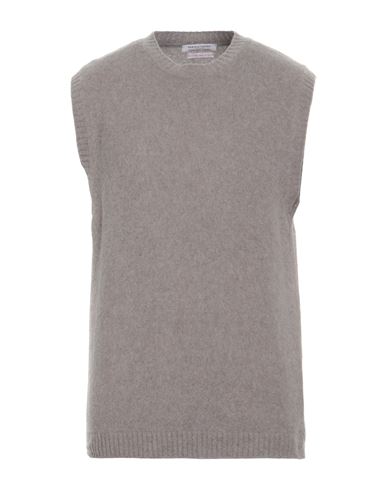 Daniele Fiesoli Man Sweater Grey Size L Merino Wool, Polyamide, Cashmere In Grey