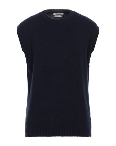 Daniele Fiesoli Man Sweater Navy Blue Size Xl Cashmere, Merino Wool